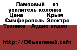 Ламповый 20 вт усилитель колонка › Цена ­ 19 000 - Крым, Симферополь Электро-Техника » Аудио-видео   